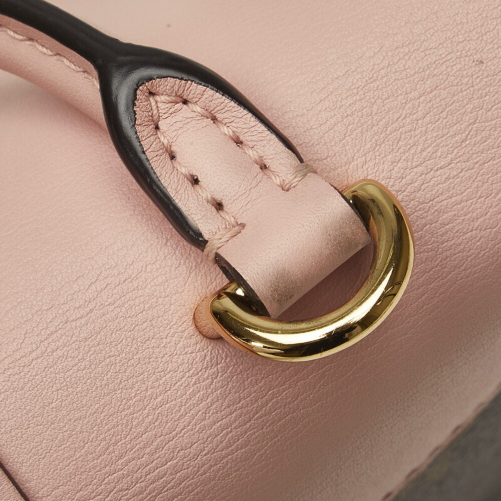 Louis Vuitton Pink Locky Shoulder Leather Monogram Bag Brown Handbag - Picture 6 of 9